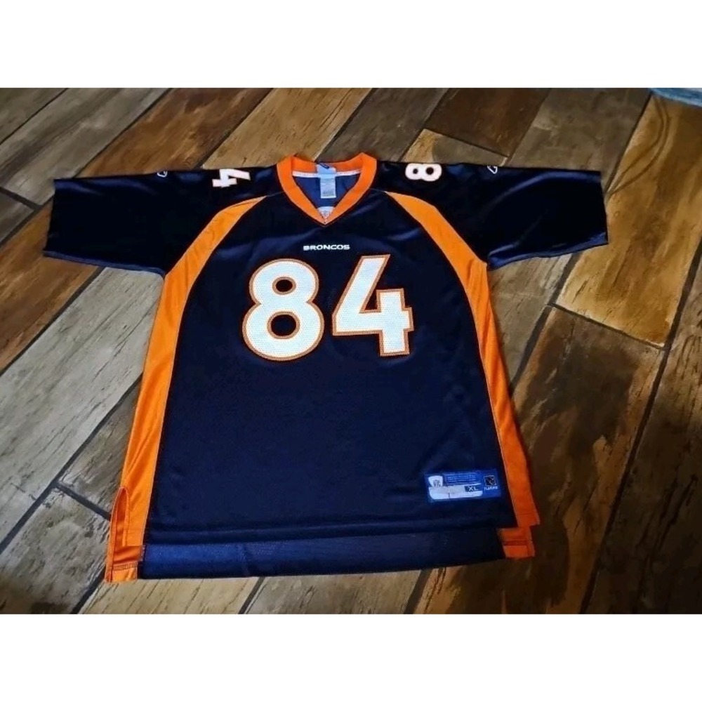 Denver‎ Broncos Javon Walker # 84 NFL Football Equipment Jersey Reebok Size XL